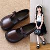 Spring and Autumn Girls' Small Leather Shoes Princess Shoes Spring Mary Jane Shoes