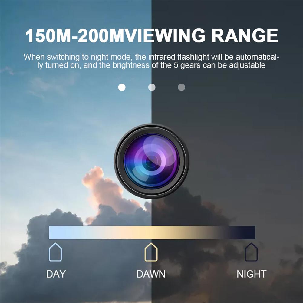 R7 цифровые очки ночного видения открытый Full Hd инфракрасный монокуляр для охоты, кемпинга, путешествий