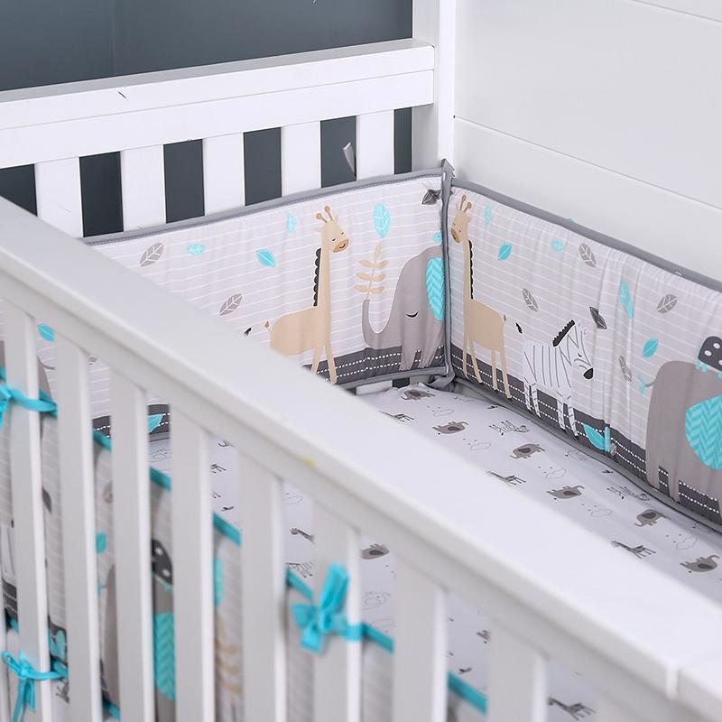 4 шт. дышащая сетчатая подкладка, противоударные дышащие мягкие накладки, мягкие чехлы, мягкая защита от столкновений для детской кроватки