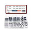 175PCS Stainless Steel Locknuts Nylon Insert Lock Metric Nuts Hardware Set Hex Nuts  DIY Projects