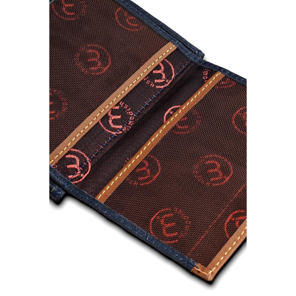 Роскошный мужской кошелек цвета хаки Camel с монетными глазами