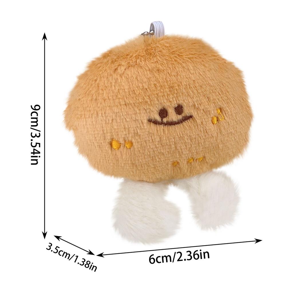 Милая маленькая кулон-картошка Nerdy, плюшевая кукла-картошка, симпатичный брелок-подвеска в виде куклы-картошки