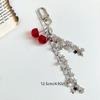 Y2K Vintage Cherry Star Tassel Chain Keyring Girly Cute Mobile Phone Lanyard Camera Pendant Key Accessories Gifts