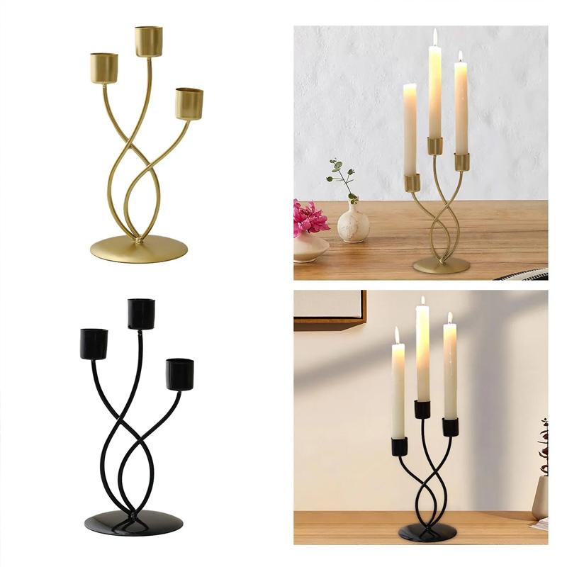 1Pc Classic European Style Single Head Home Decoration Candle Holder Candlestick Wedding Props