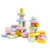 Деревянные игрушки Promise Babe, Цветной набор «Делюкс» из 34 деталей, Разные размеры, Блоки в форме полумесяца, Дизайн в стиле «конфеты», Образовательная игрушка, Игра на баланс,
