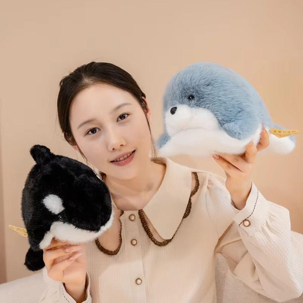 Simulation Animals Shark Toys Cartoon Whale Plush Toy Sea Stuffed Plush Doll Christmas Toy