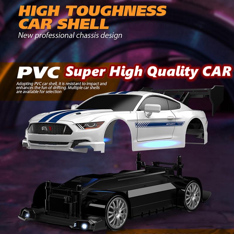 4WD RC Drift Car Remote Control GTRPRO AE86PRO Model 4x4 Racing RTR Radio Truck Vehicle Toy Gift for Boy Girl Children Kids Adult