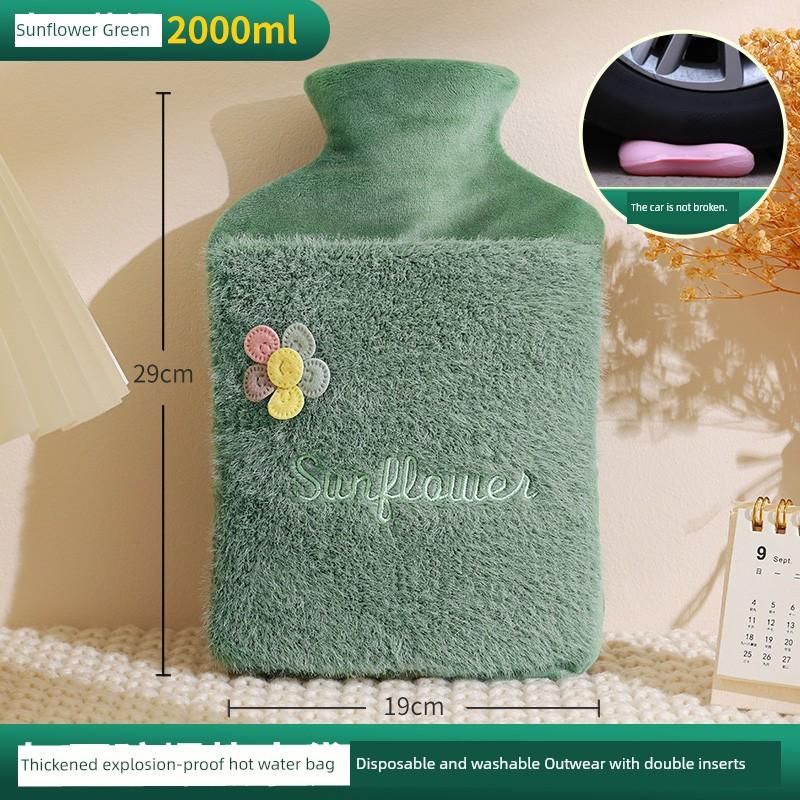 Stuffed Hot Water Bag Water Injection Belly Compress Female Big Small Size Hand Warmer Portable Cute Mini Irrigation Dormitory Hot-Water Bag