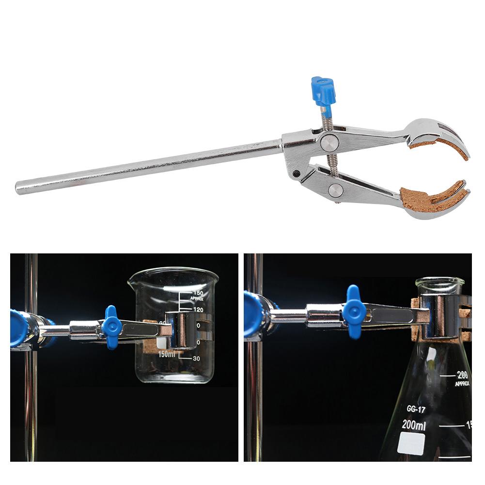 Зажим для пробирки из цинкового сплава с 4 зубцами, удлиняющий подставку для лаборатории