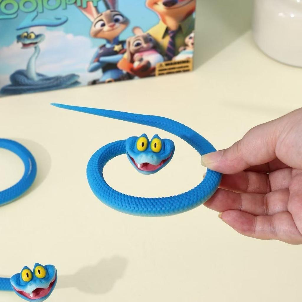 Zootopia 2 Snake Gary Figure Model Statues Handmade Full Body Joint Movement Fashionable Children's Collection Gift Toys