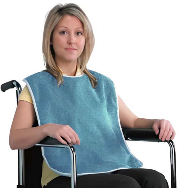 Нагрудник для пожилых людей, моющийся, антимасляный, для взрослых, многоцелевой, утолщенный, устойчивый к пятнам, мягкий, слюнявый, полотенце для кормления и ухода