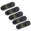 5PCS IP68 Waterproof Connector 3 Pin Straight Through Outdoor Power Connector for 9‑12mm