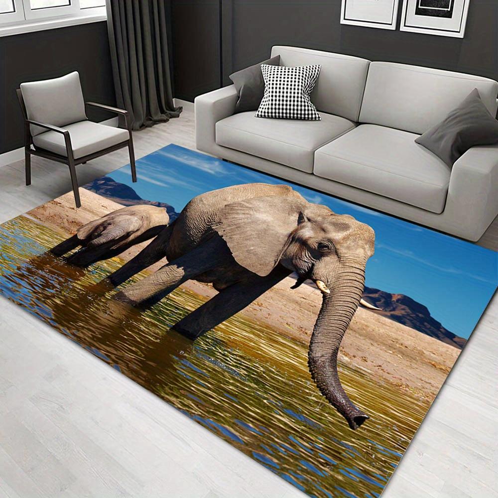 1pc 24405548290 Pattern Carpet, Area Rug For Living Room Bedroom Room Bed Chair Laundry Entryway Corridor Yard Non-slip Outdoor Camping Rug