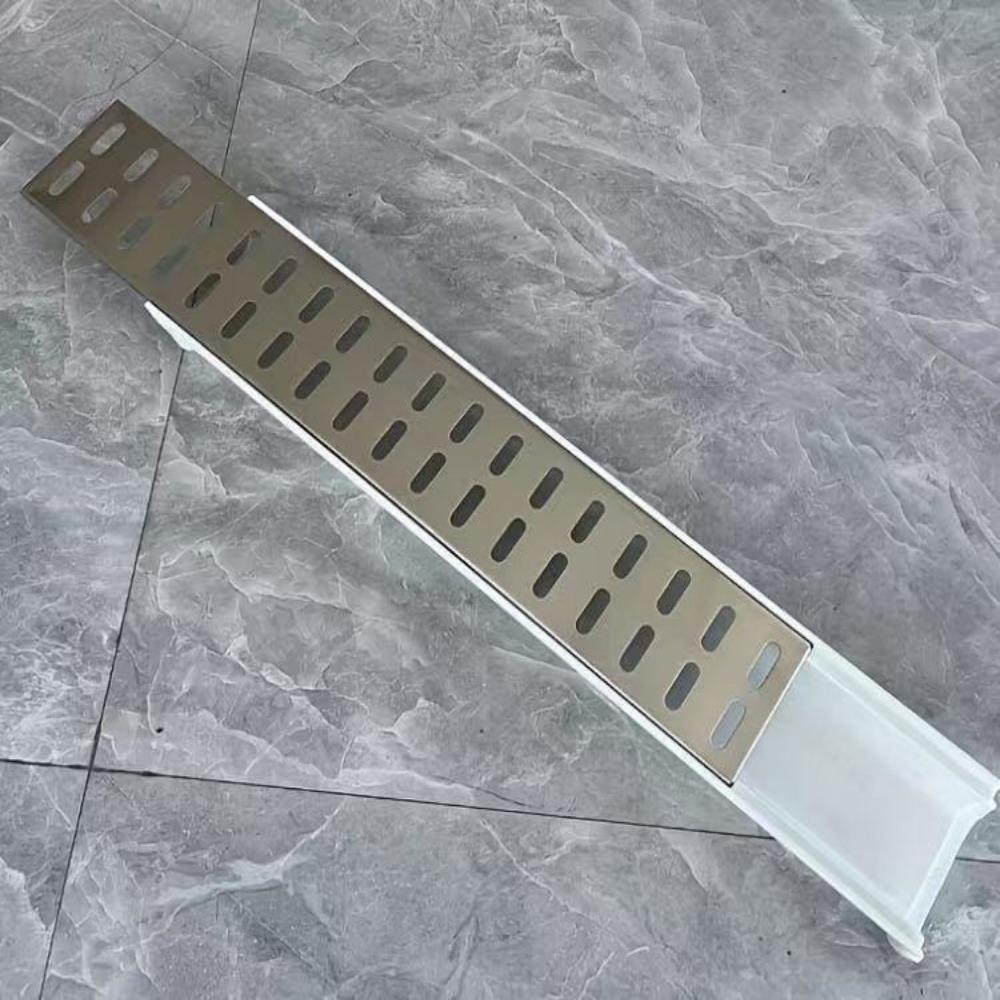 Resin Finished Drainage Ditch Heavy Duty Linear Drain Drainage Gutter  Kitchen Balcony Courtyard