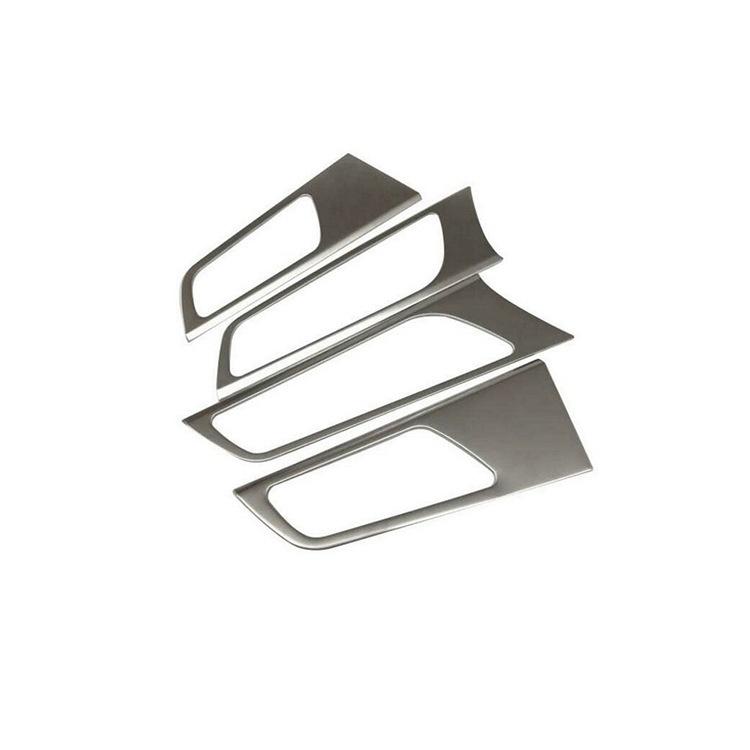 Для Tucson 2015-2019 4 шт./лот карбоновое литье автомобиля внутренняя дверная ручка чаша чехол отделка украшения