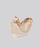 Summer 2026 Women's Artistic Woven Beach Tote – New Chinese Style Single Shoulder Bag