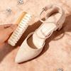1/2/3/5Pcs Suede Shoe Brush Eraser Set Natural Wood Handle Soft Crepe Cleaning Eraser Shoe Scrubbing Brush Multifunctional Cleaner