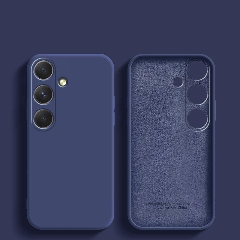Роскошный мягкий силиконовый чехол из жидкого силикона для Samsung Galaxy A54 5G A14 A24 A34 A04 A04S A04E A15 4G A25 A35 A55, противоударный чехол