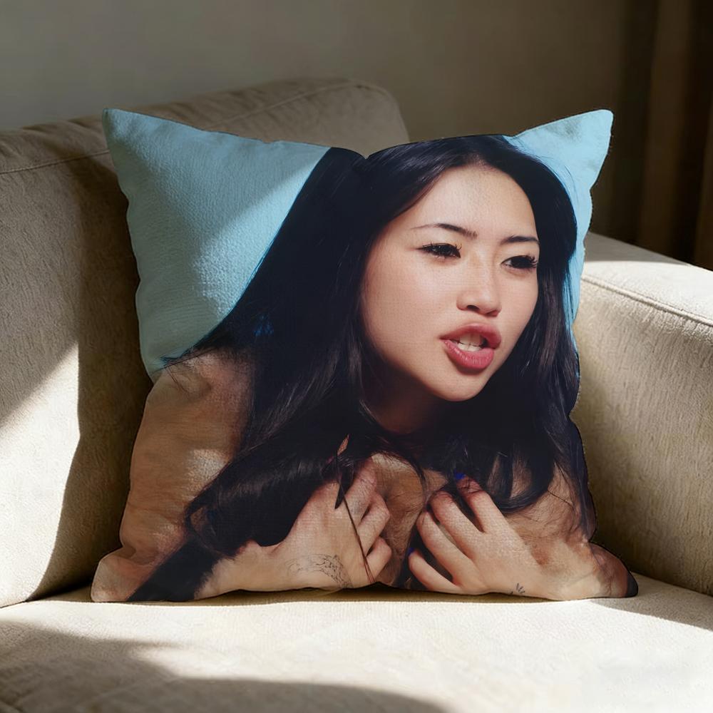 B-Beabadoobees Singer Pillow Case Linen Pillow Covers Cover For Couch Living Room Bench Patio Floor Linen Home Decor