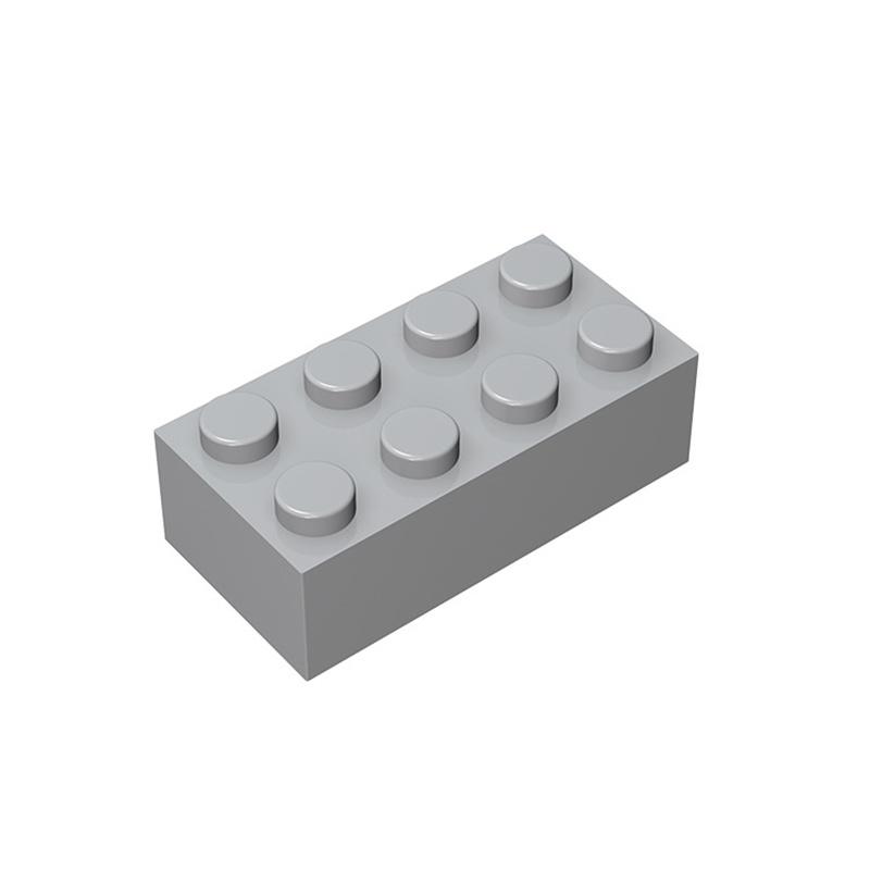 Свинья Радуга MOC Детали 3001 Кирпичик 2x4 Строительные Блоки Детали DIY Совместимые Собирает Кирпичи Оптовая Модель Образовательные Технологические Игрушки