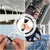 Self-locking Plastic Nylon Cable Ties Cord Ties Straps Adjustable Cables Fastening Loop Home Office Wire Zip Ties