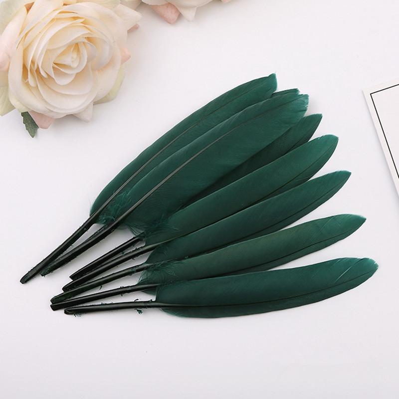 20/100pcs Duck Feathers DIY Feathers for Jewelry Making Plumes Earring Home Wedding Decoration Plumas Crafts Accessories 10-15CM