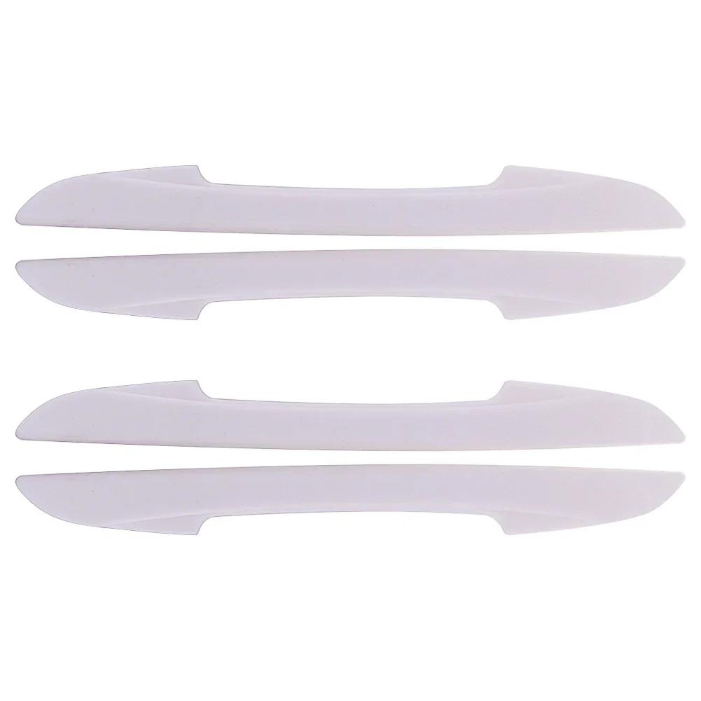 4 шт. защитная наклейка на дверь автомобиля, полоса из углеродного волокна, защита от столкновений, кромка двери автомобиля, устойчивая к царапинам