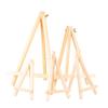 1Pc Natural Wood Mini Easel Frame Tripod Display Holder Meeting Wedding Table Name Card Stand Children Painting Display Craft