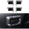 Car Carbon Fiber Decal Center Console Lower Panel Sticker Cover Interior Trim Decal For Chevrolet Silverado/GMC Sierra 1500 2500HD 3500HD 2014-2018