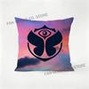 TTomorrowland Music Pillow Case For Sofa Decor Car Office Room Printing Cushion Cover Decorations and Protector