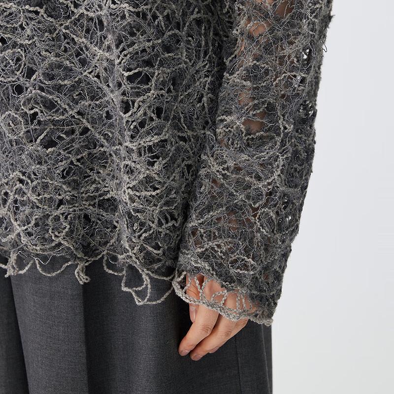 JNBY Long Sleeve Round Neck Pullover Sweater