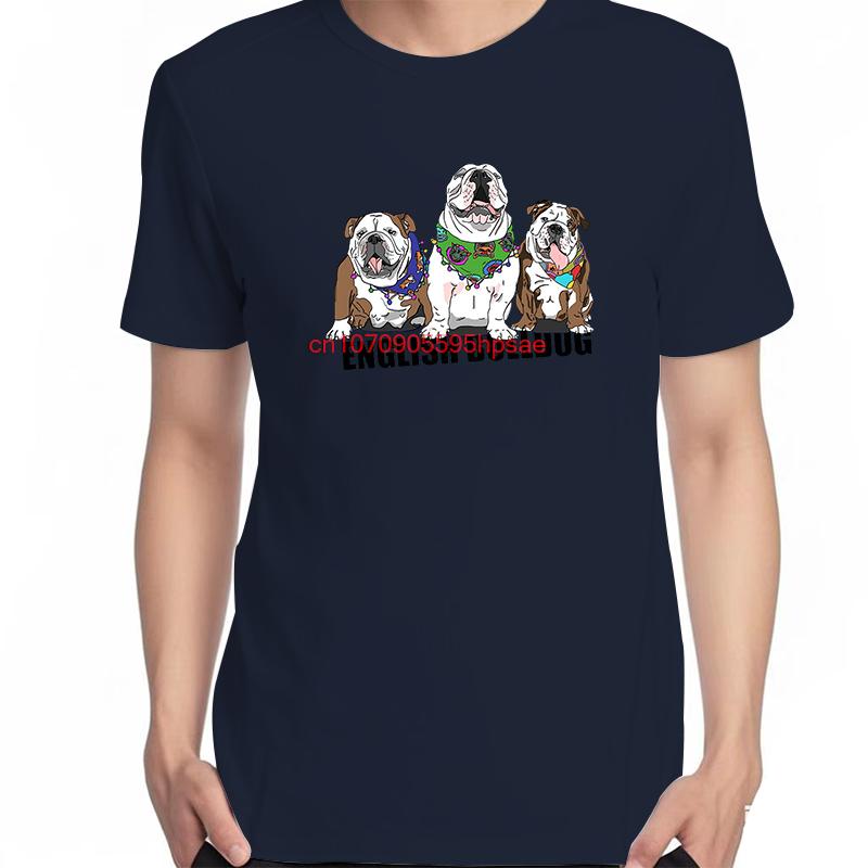 Funny Shirts Graphic Tee Lovely English Bulldog Summer Short Sleeve Tshirt New In Tops And Tshirts Cotton Unisexs Tshirts