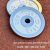 Cast Iron Dumbbell & Barbell Plates - Small Hole Weight Plates for Home Fitness