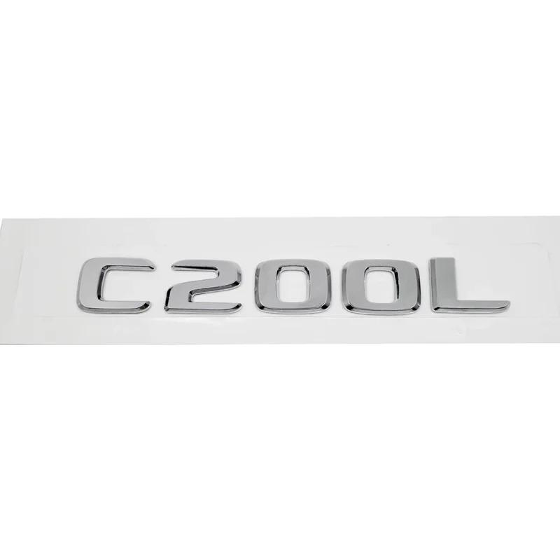 ABS C200 C200L C230 C250 Trunk Rear Logo Badge Emblem Sticker For Mercedes Benz C Class W201 W202 W203 W204 W205 AV1