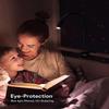 Clip On Light, Dimmable Aluminum Reading Lamp, Eye Protection Book Clamp Lamp, Clip On Lamp compatible Desk Bedside Bed Headboard Or Deep Focus, Flexi