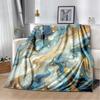 2025 New Style Colour Gold Marble Luxurious Blanket,Soft Throw Blanket for Home Bedroom Bed Sofa Travel Picnic Cover Kid Gift