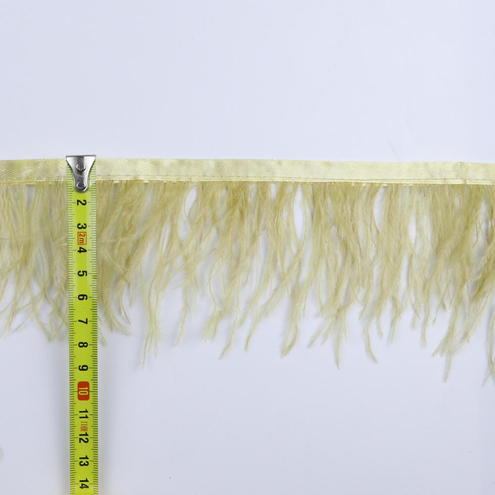 Feather8-10cm Light Purple Ostrich Feather Trims 1m 5m 10m for Crafts High Quality Plume Fringe Cosplay Festivals Clothing Ribbon Decor