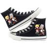 Demon Slayer Canvas High-top Skate Shoes - Unisex Cartoon Fashion