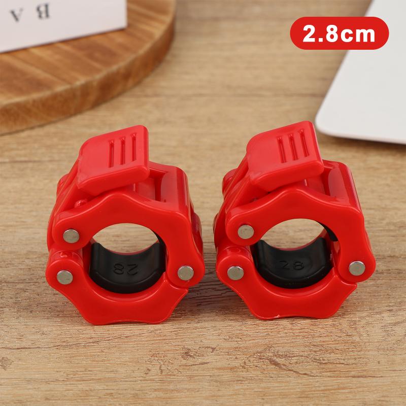 25/28Mm Heavy Duty Barbell Clips Collar Quick Release Locking Clamps Fixing Nut Clips For Weightlifting Fitness Accessories