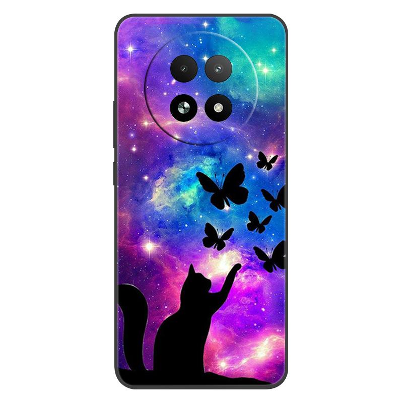 Для Realme 13+ 5G Чехол Силиконовый Роскошный Космический Мягкий Бампер для OPPO Realme 13 Pro Plus 5G Чехол для Телефона TPU Fundas Модная Сумка