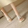 New Chinese Slippers Summer Soft-soled Outer Wear Non-slip National Style One-word Drag 2025 Thick-soled Fashion Beach Sandals Women