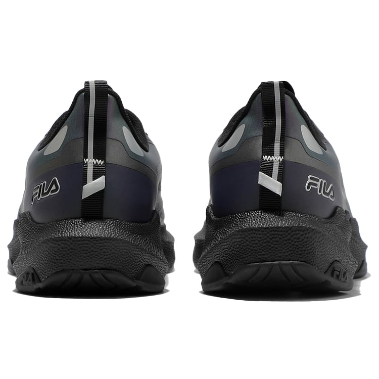 BTS x FILA Текстиль, Синтетическая кожа Низкие повседневные кроссовки для бега Унисекс Черный Серый Корейский стиль 1RM01671D_001