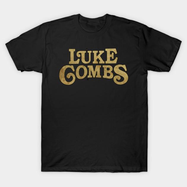 Asian Size Cotton Unisex Tshirt Print T-shirt Luke Combs Vintage T-shirt No-Cut Print Regular Fit