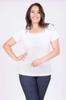 Women's Style Big Size T-Shirt Square Neck T-Shirt