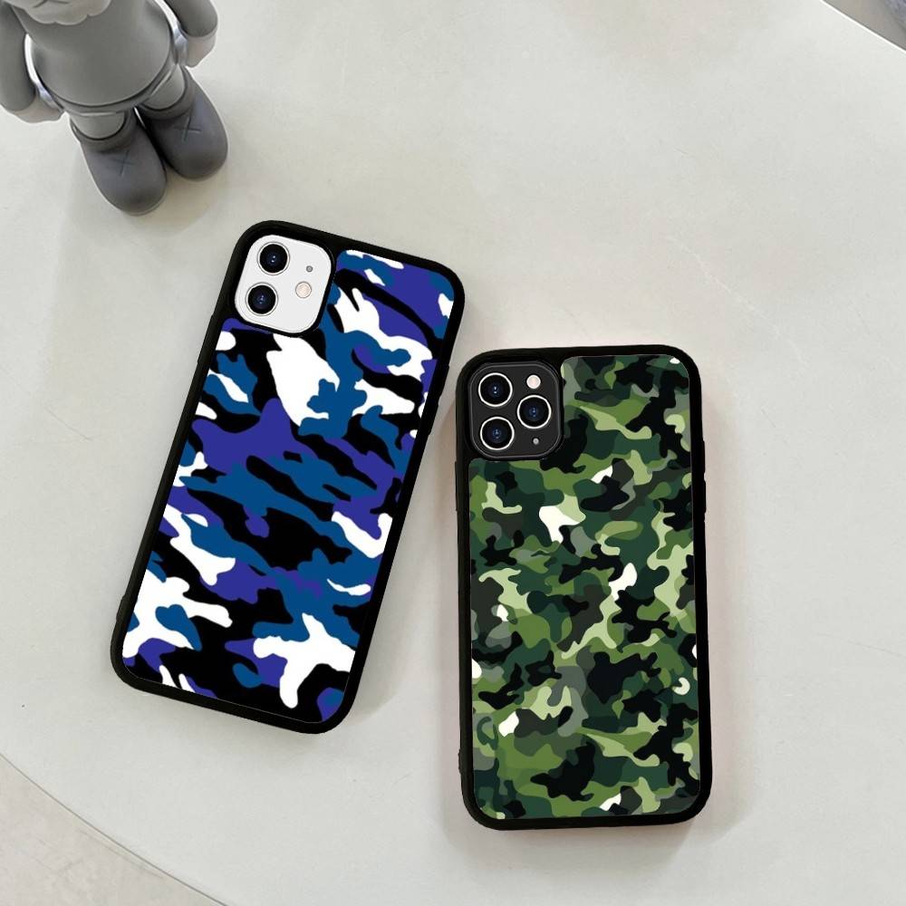 Камуфляжный Военный Армейский Чехол Для Телефона IPhone 17 16 Pro Max 11 12 13 14 15 Жесткий PC+TPU С Подставкой Задняя Крышка