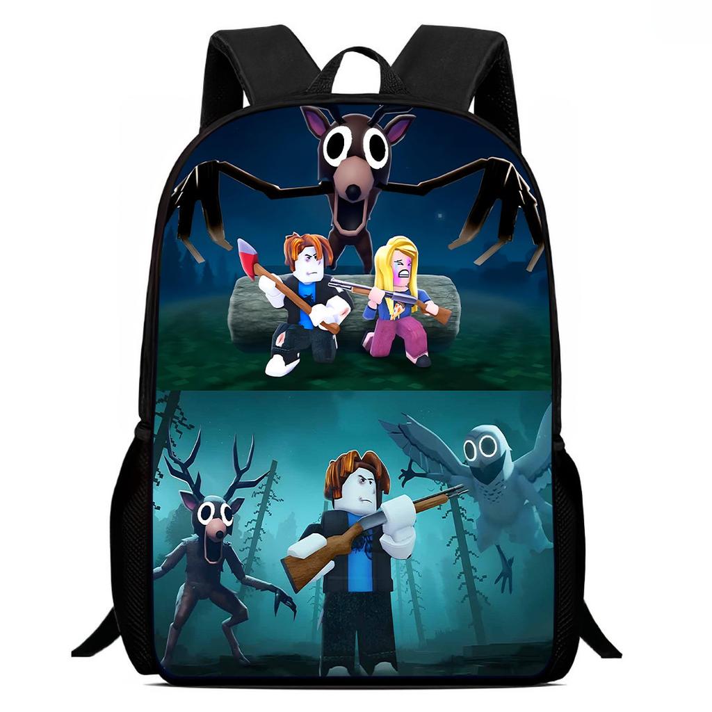 Game merchandise 99Nights In The Forest 99 Nights Student bag, cartoon backpack