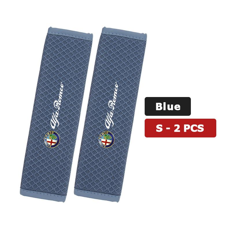 For Alfa Romeo 1/2PCS Car Seat Belt Cover Adjustable Ice Silk Safety Protection Shoulder Pad 159 Giulietta 156 147 Giulia Mito