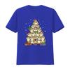 Bearded Dragon Christmas Tree T shirt vintage Washed Unisex Top For Everyday Wear streetwear Slightly Casual Breathable