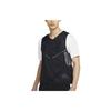 Run Division Pinnacle Lightweight Woven Patchwork Running Vest Men Vest Black DA1320-010