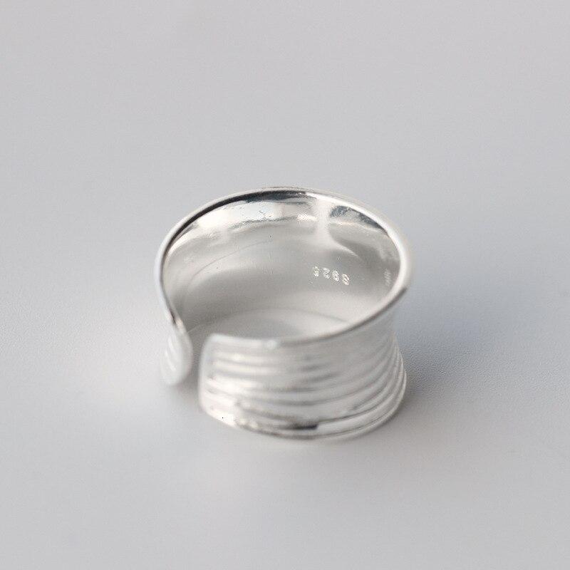 Женское и мужское кольцо из стерлингового серебра 925 пробы с гравировкой и чеканкой, длинное 13 мм, рокер GTLJ877